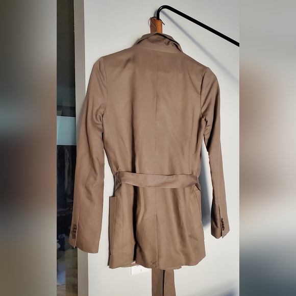 Trench coat in linen and ten cells, XS - Picture 2 of 4